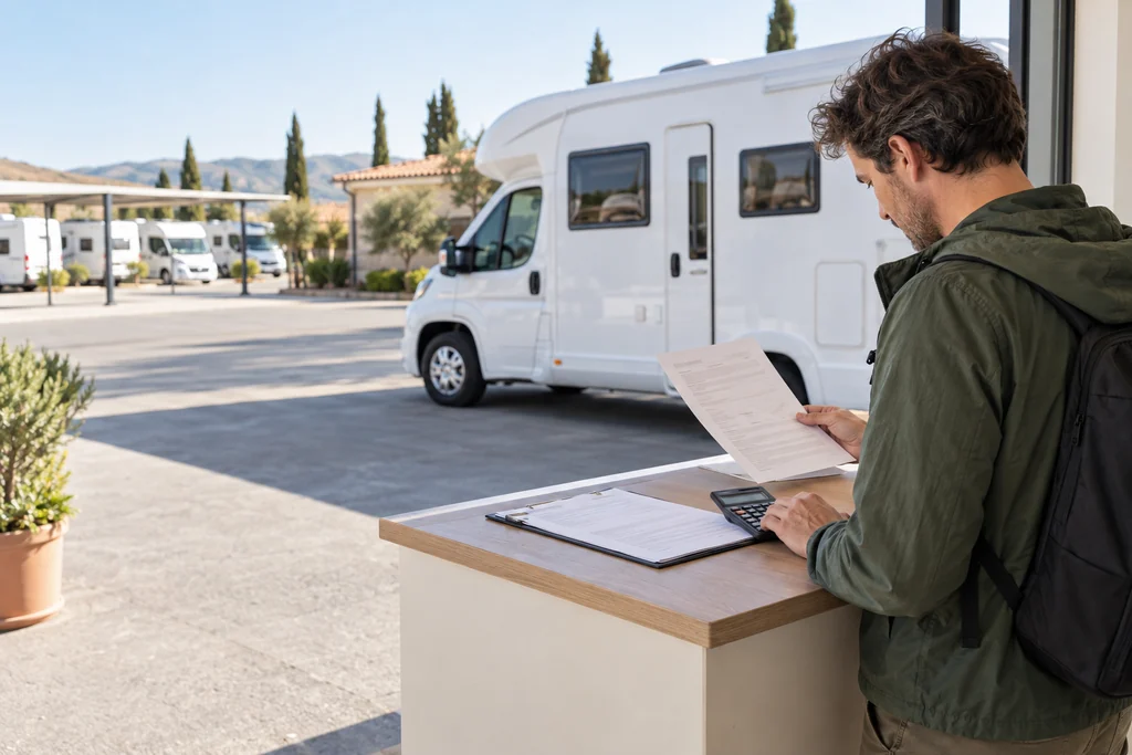 Costes ocultos al alquilar una autocaravana: qué revisar antes de reservar